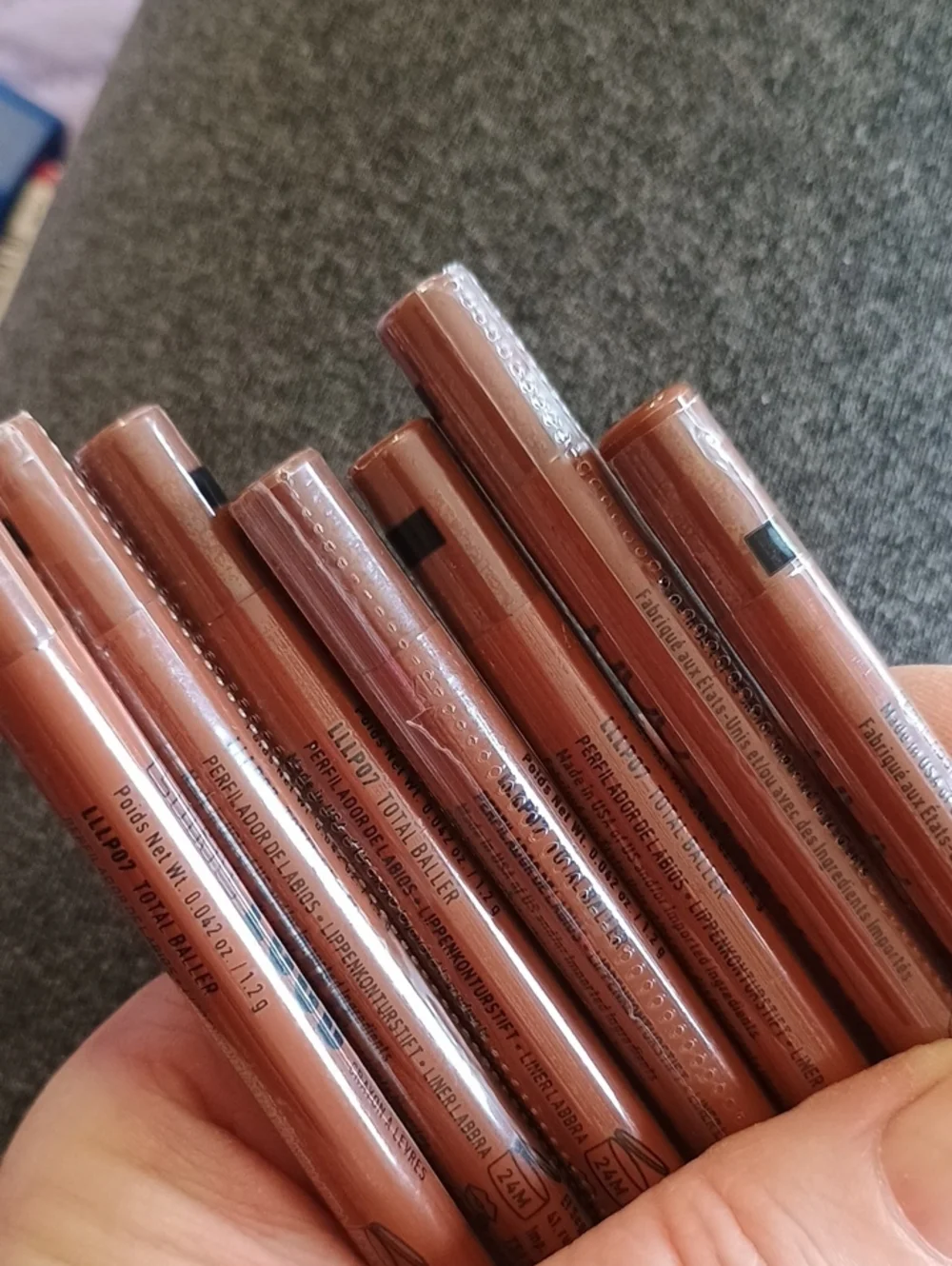 7 x NYX Line Loud Lip Liner Pencil Total Baller